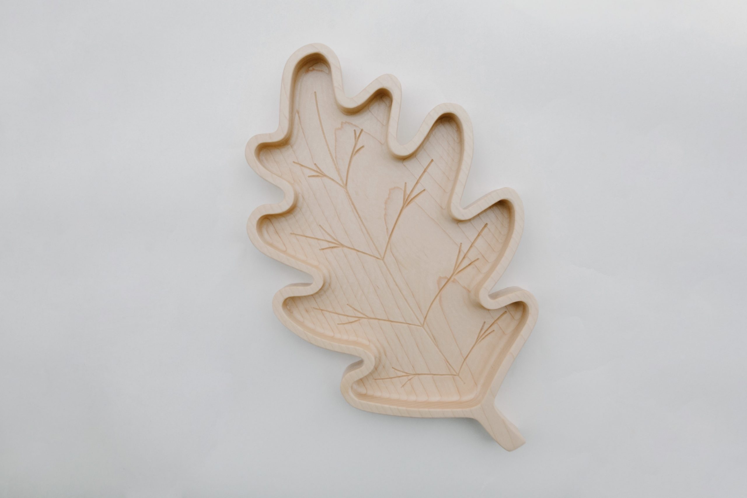 Oak Wooden Leaf Tray Little Forest Village