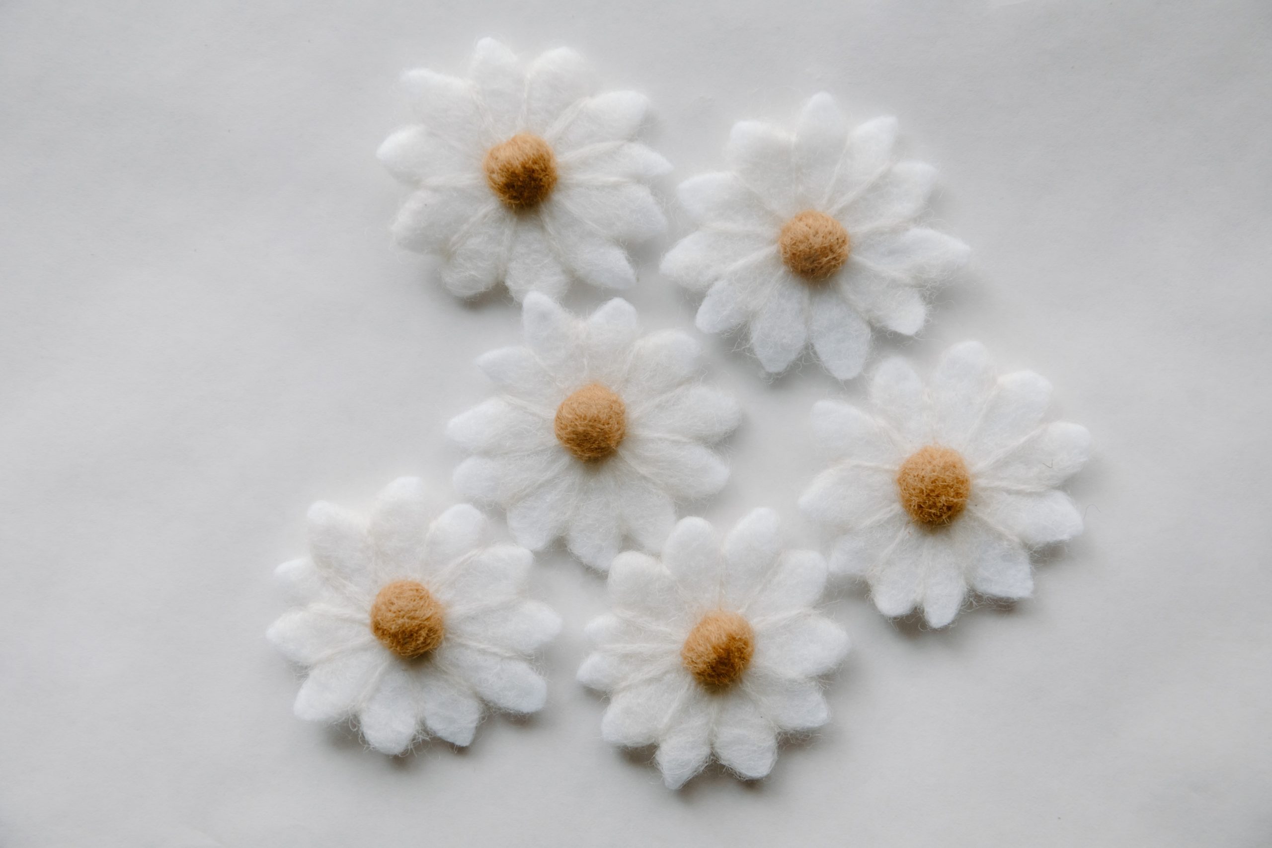 Hand Felted Daisy Little Forest Village