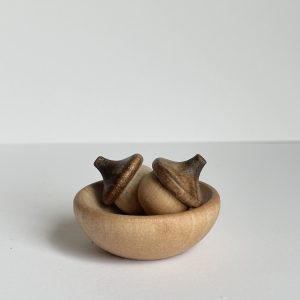 Tiny bowl with acorns